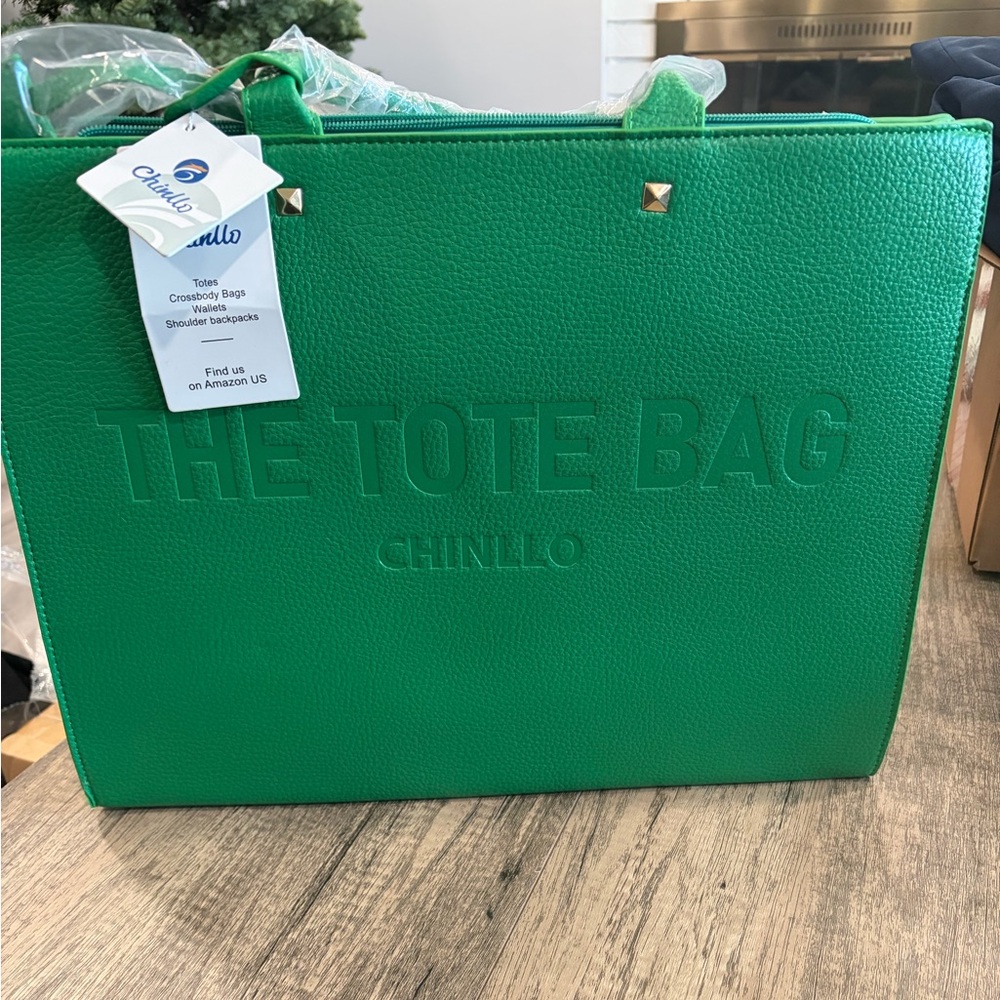Vibrant Green Tote Bag BNWT